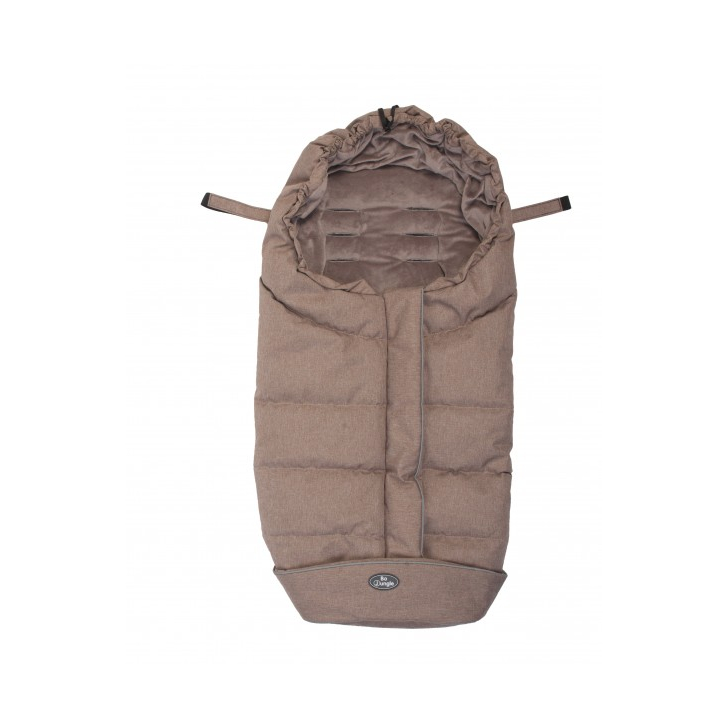 Sac de dormit pentru carucior BO Jungle Taupe cu interior fleece