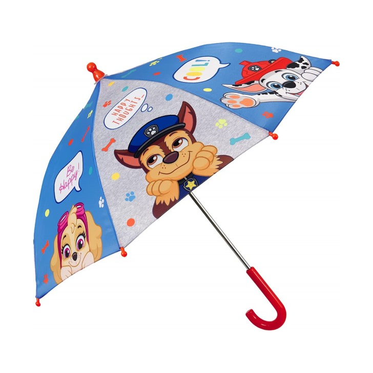 Umbrela manuala 38 cm cu inchidere cu siguranta Paw Patrol
