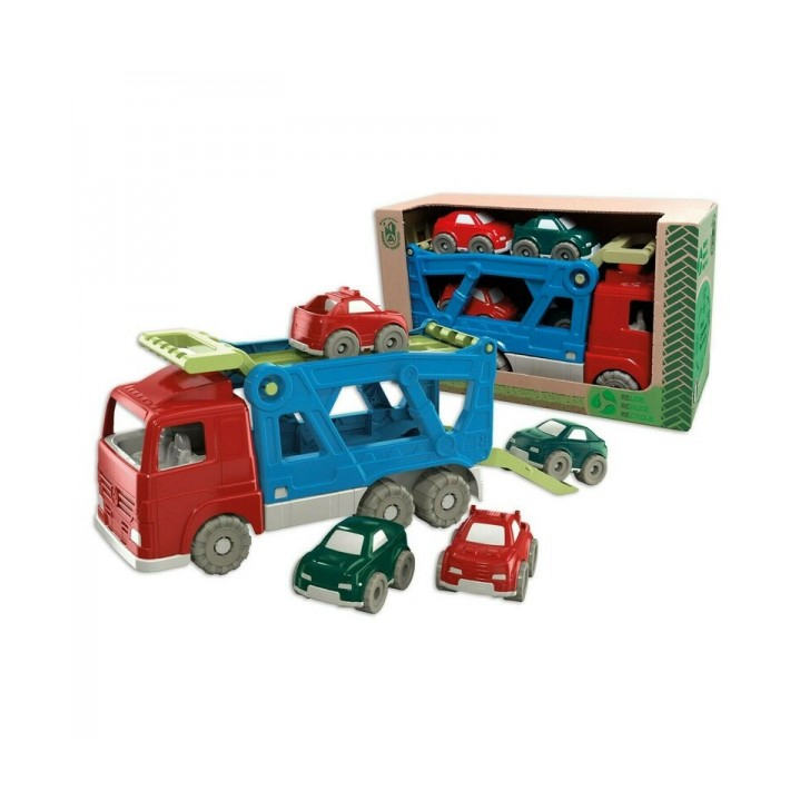 Set Camion Androni transportor de masini cu patru masinute