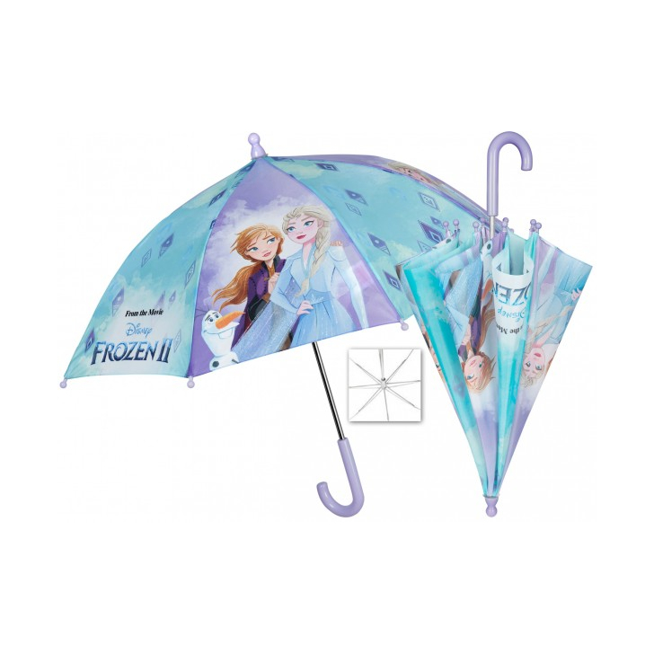 Umbrela manuala 38 cm cu inchidere cu siguranta Frozen 2