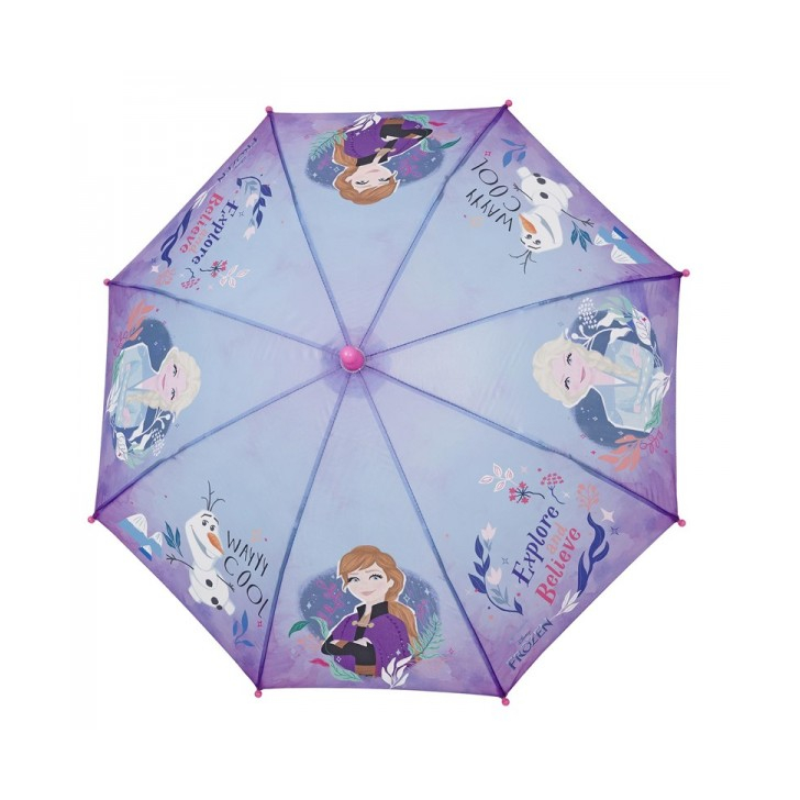 Umbrela manuala Perletti Frozen 2 lila