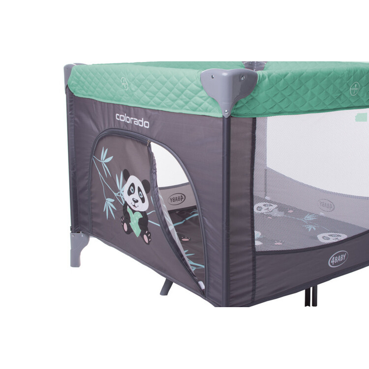 Tarc de joaca 93x93 cm 4Baby COLORADO Verde