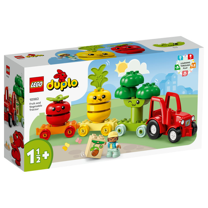 Set de construit - Lego Duplo , Tractor cu fructe si legume