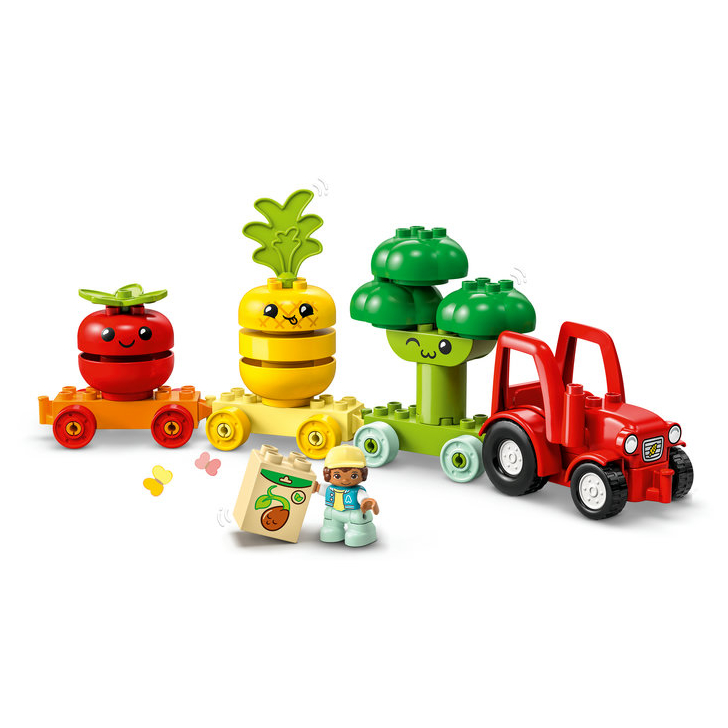 Set de construit - Lego Duplo , Tractor cu fructe si legume