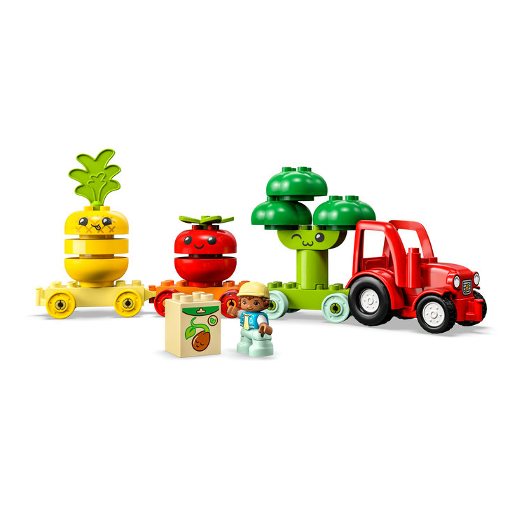 Set de construit - Lego Duplo , Tractor cu fructe si legume