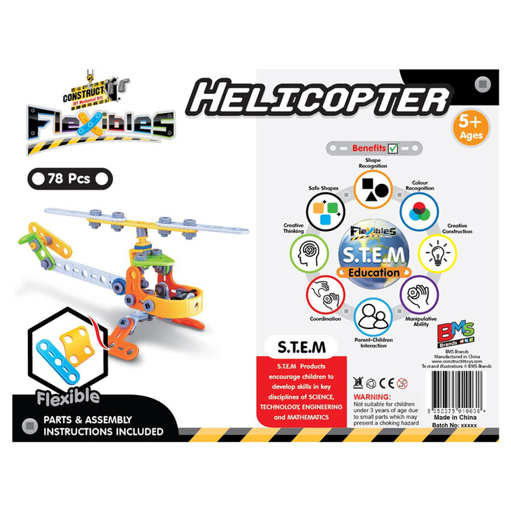 Kit STEM Flexible Elicopter
