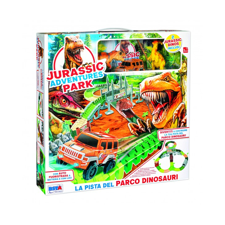Pista Jurassic Dino RS Toys cu masina