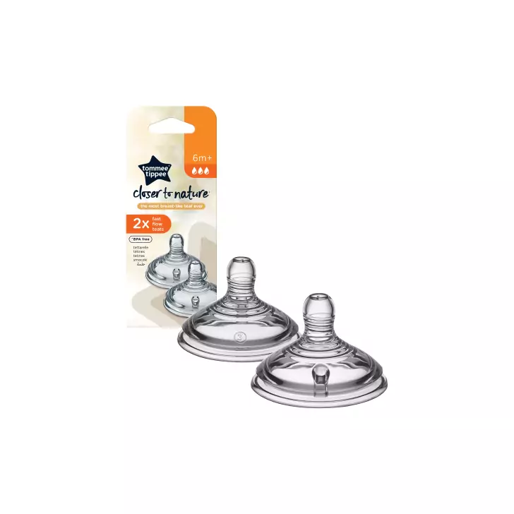 Tetina Cu Flux Rapid, Tommee Tippee, 2 buc