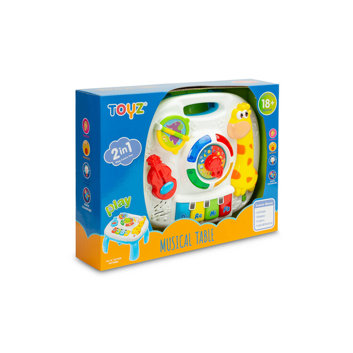 Jucarie educationala Toyz MUSIC TABLE 3 in 1