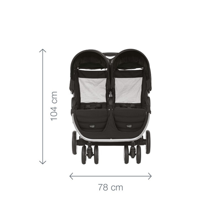 Carucior gemeni B-Agile Double Cosmos Black Britax