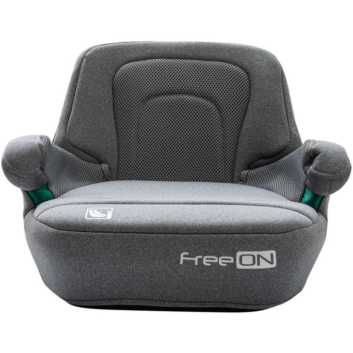 Inaltator auto, Cosmo I-Size, Cu isofix, Cu spatar inaltat si cotiere, Potrivit pentru copiii intre 125 si 150 cm sau intre 25 si 36 Kg, FreeON, Conform cu standardul european de securitate ECE R129, Gray