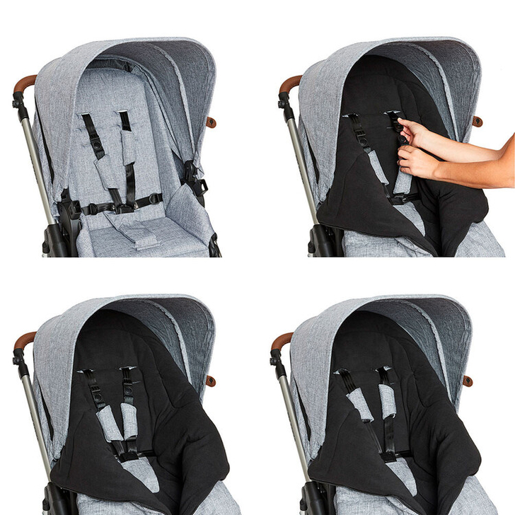 Port Bebe iarna 0-3 ani Asphalt Diamond ABC Design