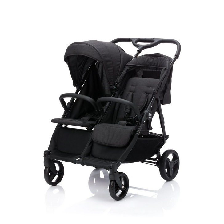 Carucior pentru gemeni Duo complet black Fillikid