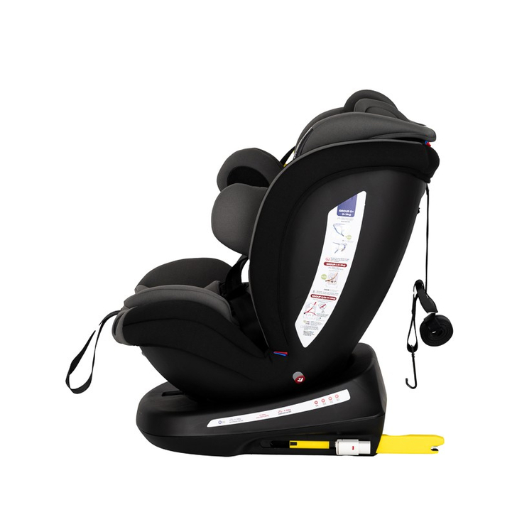 Scaun Auto Tweety Plus DELUXE BUF BOOF UrsBlack cu Isofix rotativ 360 grade 0 36 kg