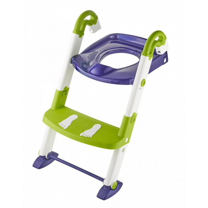 Scara cu reductor WC si olita White Perl blue Kidskit Rotho-babydesign