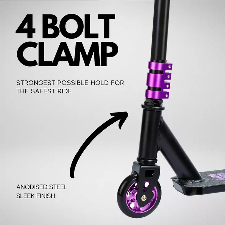 Trotineta de scheme freestyle - Scooter DELUXE Negru, 2 roti