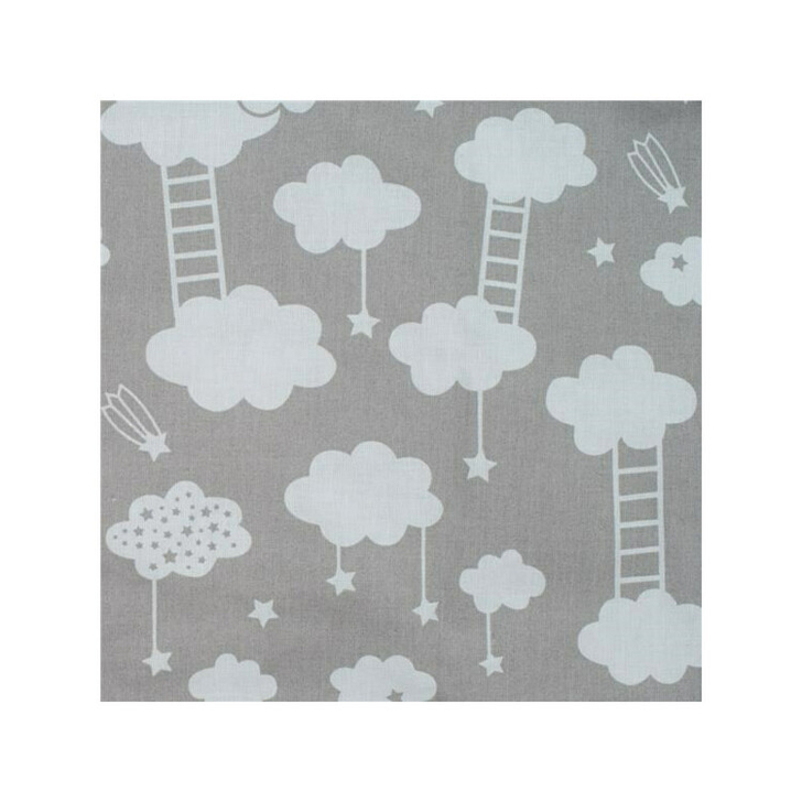 Set 3 piese, Baby Nest multifunctional, Cu paturica si pernuta cu urechi, New Baby, Cloud Grey