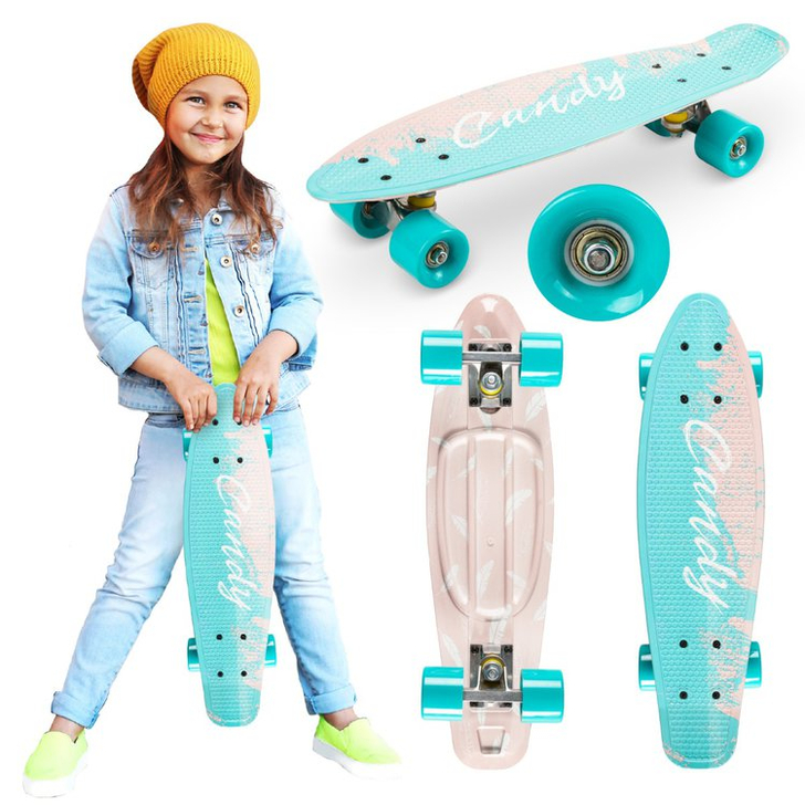 Skateboard copii, Qkids, Galaxy - Feather