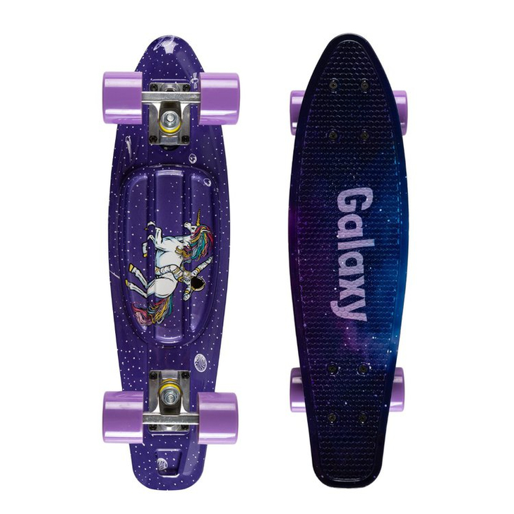 Skateboard copii, Qkids, Galaxy - Unicorn