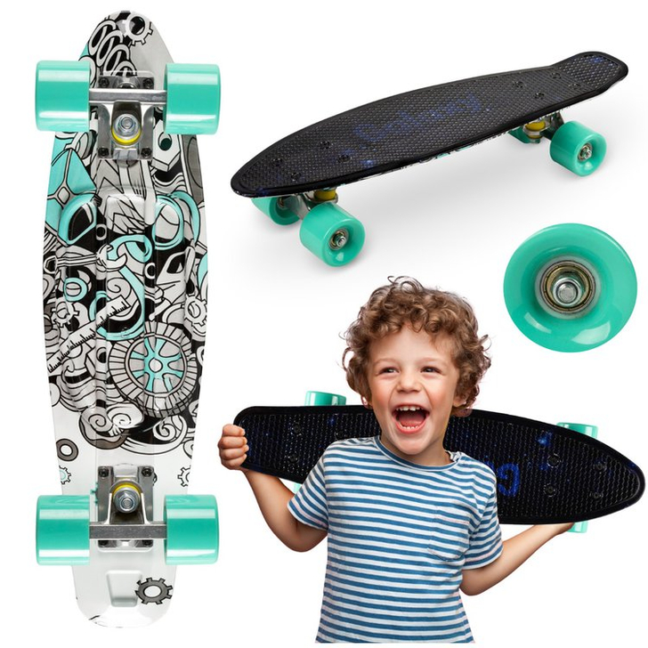 Skateboard copii, Qkids, Galaxy - Industrial