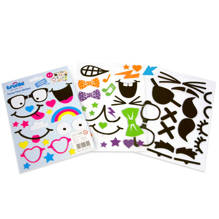 Set autocolante in relief TRUNKI (3 coli)