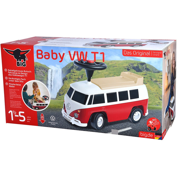 Masinuta de impins Big Baby VW T1 red
