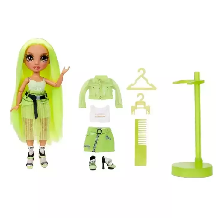 Papusa Rainbow High, Karma Nichols, Neon, Seria 2
