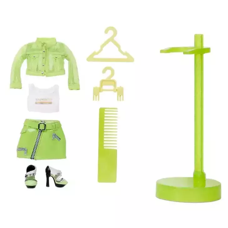 Papusa Rainbow High, Karma Nichols, Neon, Seria 2