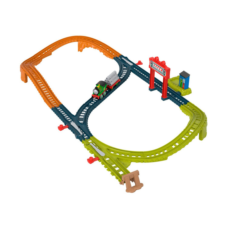 THOMAS SET DE JOACA CU LOCOMOTIVA PUSH ALONG PERCY SI ACCESORII