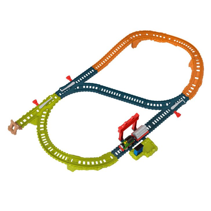 THOMAS SET DE JOACA CU LOCOMOTIVA PUSH ALONG PERCY SI ACCESORII