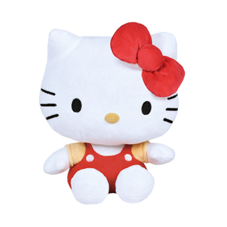 Jucarie din plus Hello Kitty Icon, Rosu, 22 cm