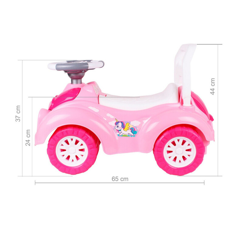 Premergator Ride On, masinuta vesela cu efecte sonore, roz