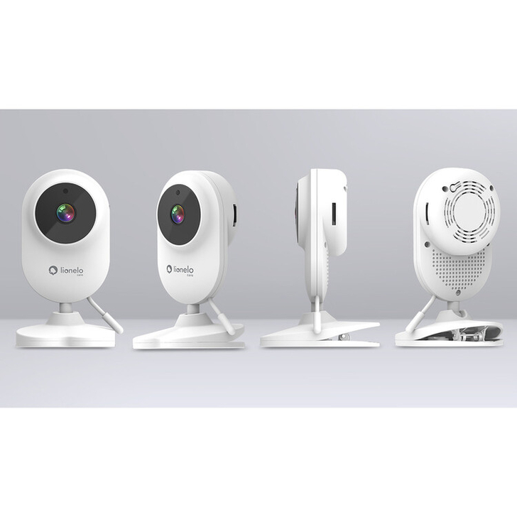 Lionelo - Video monitor Babyline 6.2, Conexiune Wi-Fi, Pana la 8h de functionare, Comunicare bidirectionala, Senzor de temperatura, Alb