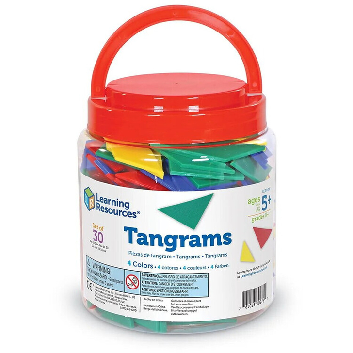 Tangram in 4 culori