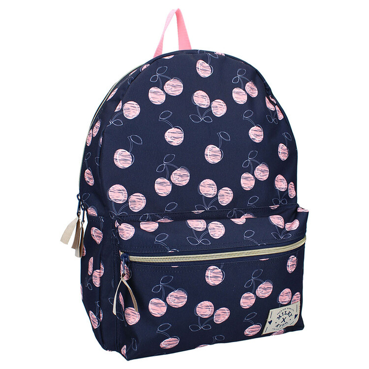 Rucsac Milky Kiss Young, Wild and Free Navy, Vadobag, 39x29x12 cm