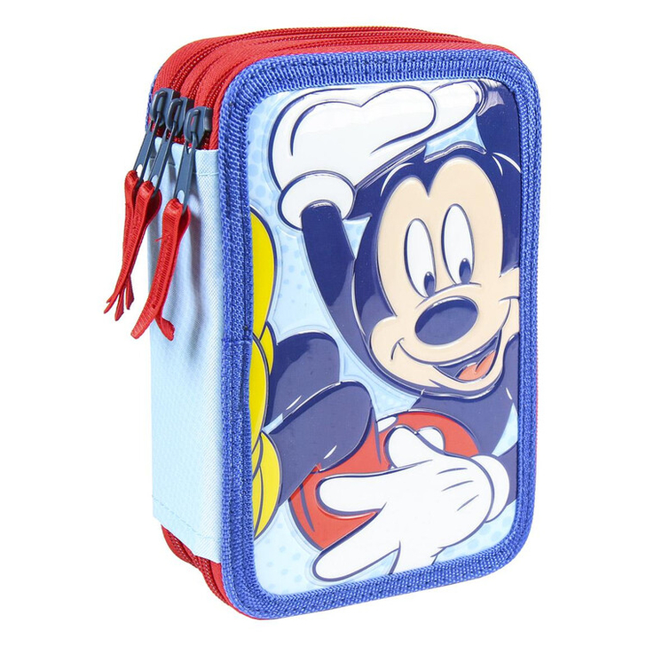 Penar echipat Mickey Mouse cu 3 compartimente, 43 piese