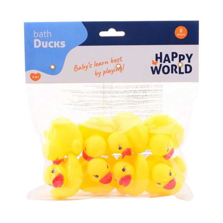Set 8 ratuste din cauciuc pentru baie, 5.5x5.5x4 cm