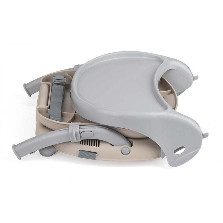 Scaun de Masa CAM Smarty, Inaltime Ajustabila, Varsta 6-36 luni, Pliabil, Centura de Siguranta in 3 Puncte, Bej