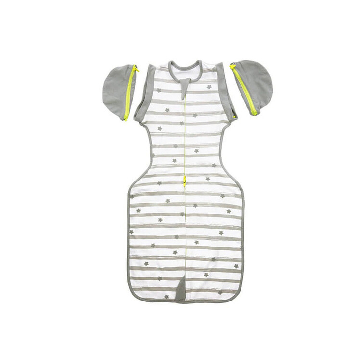 Sistem de infasare 3 in 1, Sleep, Confortabil si sigur, Cu 3 pozitii ale bratelor, Small, Pentru 3 - 6 Kg, Bbluv, Grey