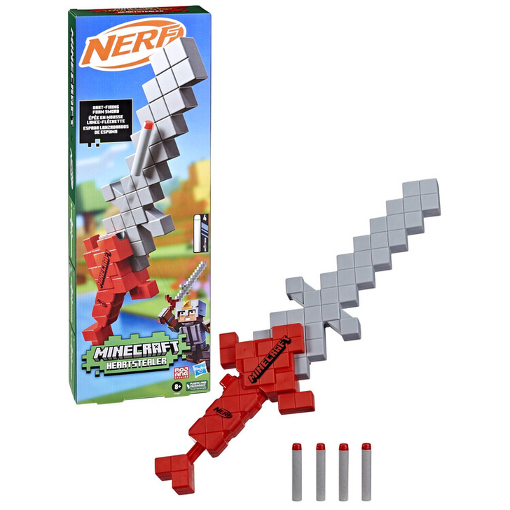 NERF BLASTER SABIE NERF MINECRAFT HEARTSTEALER