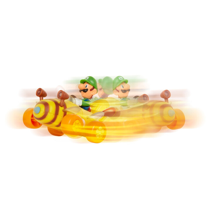 Nintendo Mario - Masinuta cu figurina inclusa, Luigi