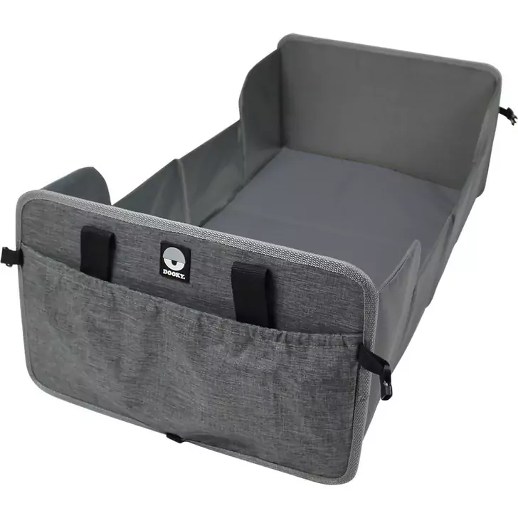 Patut pliabil compact de calatorie Dooky TRAVELLER Grey Melange