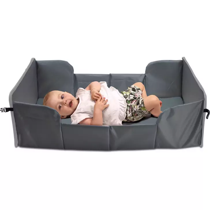 Patut pliabil compact de calatorie Dooky TRAVELLER Grey Melange