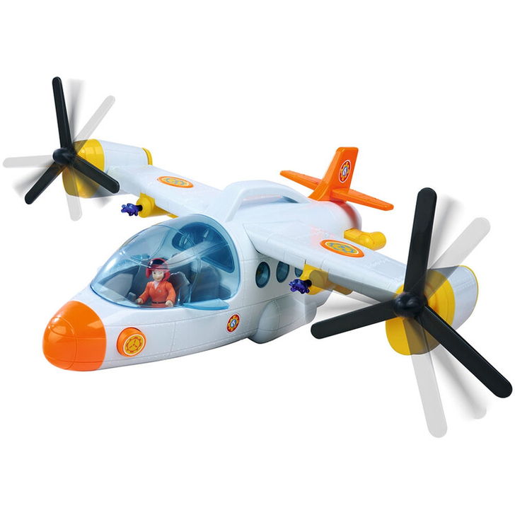 Avion Simba Fireman Sam Swift Rescue 42 cm cu figurine si accesorii
