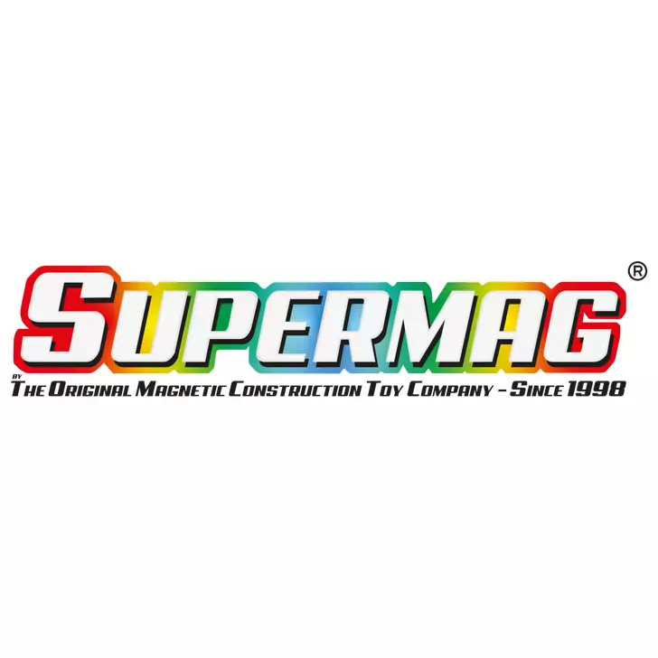 Set de constructie magnetic Supermag Classic, 48 piese