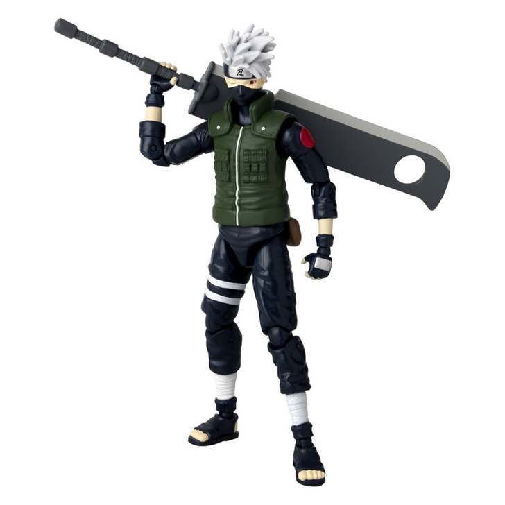 BANDAI FIGURINA  NARUTO SHIPPUDEN HATAKE KAKASHI FOURTH GREAT NINJA WAR   16.5CM
