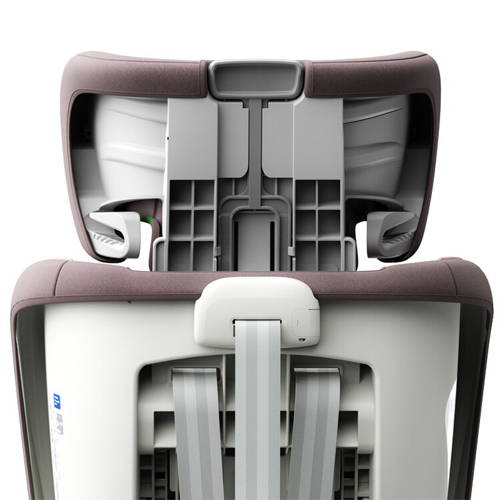 Scaun Auto Tweety Plus DELUXE BUF BOOF iSIZE LightRed cu Isofix rotativ 360 grade 40-150 cm