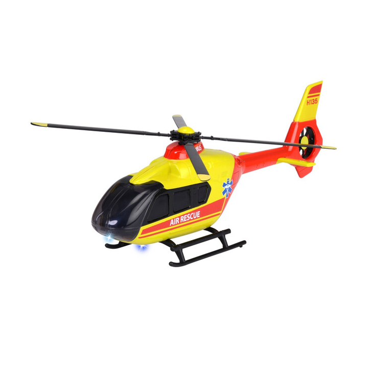 MAJORETTE ELICOPTER DE SALVARE AIRBUS H135 CU SUNETE SI LUMINI