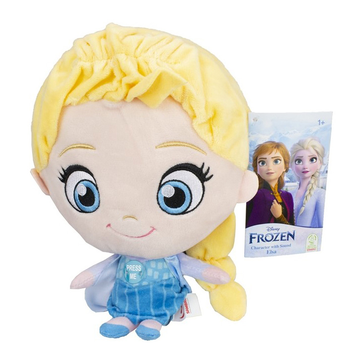 Jucarie din plus cu sunete Elsa, Frozen, 24 cm