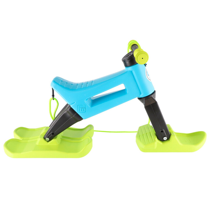 Bicicleta fara pedale Funny Wheels Rider YETTI SUPERPACK 3 in 1 Blue/Lime